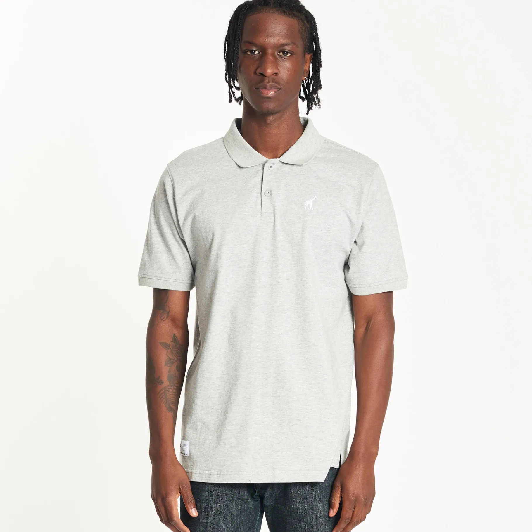 Tops>LRG 47 Polo Shirt Ash Heather