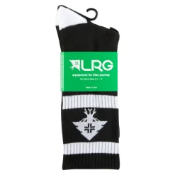 Socks>LRG All Trees Stripe Crew Socks Black