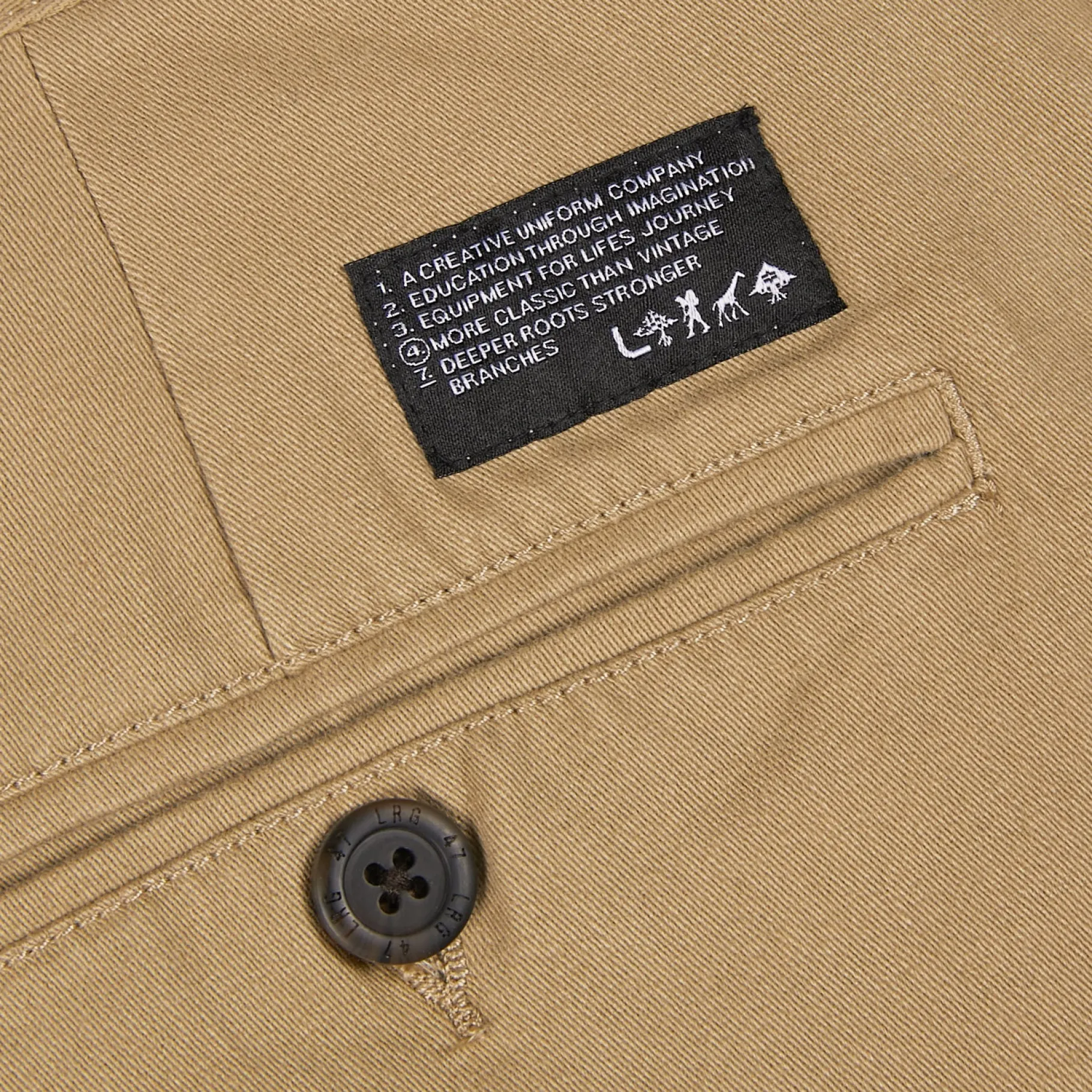Shorts>LRG Choppa Two Shorts Khaki
