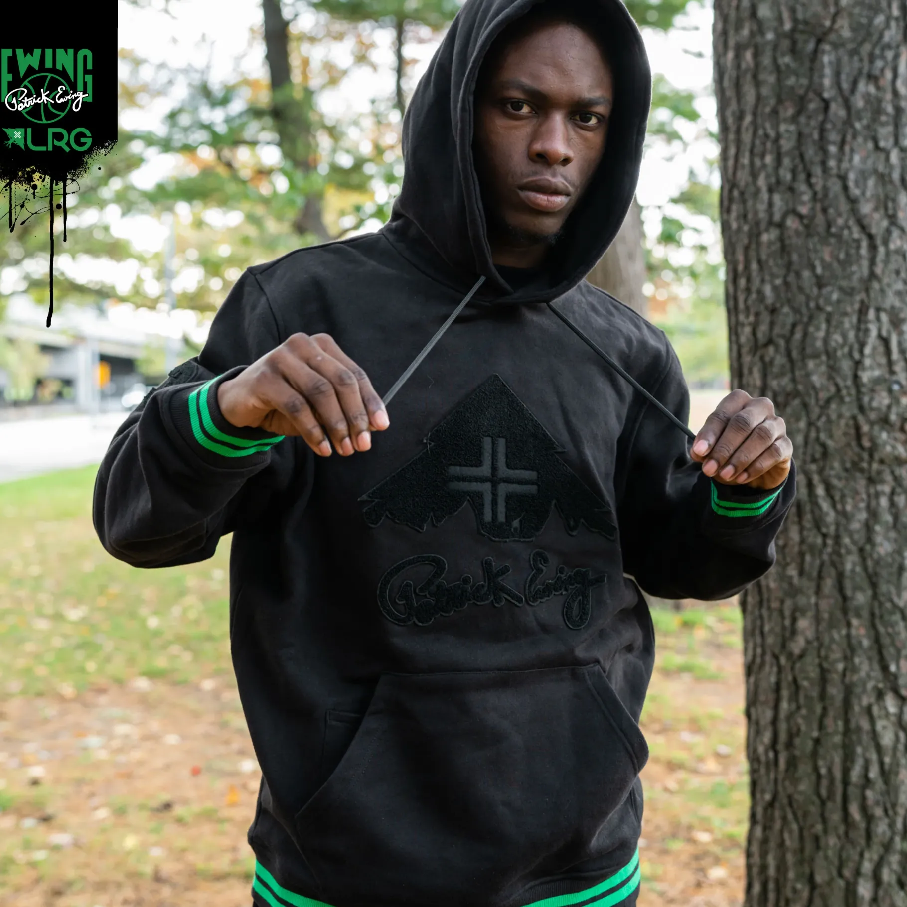 Hoodies & Sweats>LRG Ewing Lifted Pullover Hoodie Black