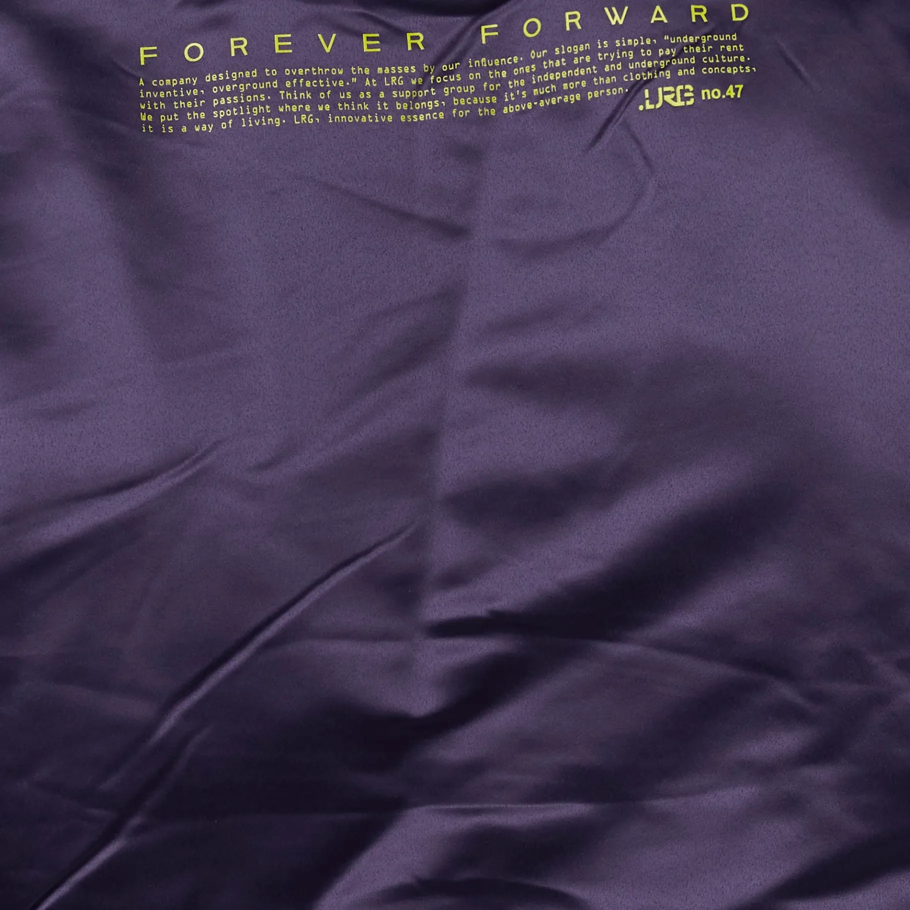 Outerwear>LRG Forever Forward Bomber Jacket Dark Purple