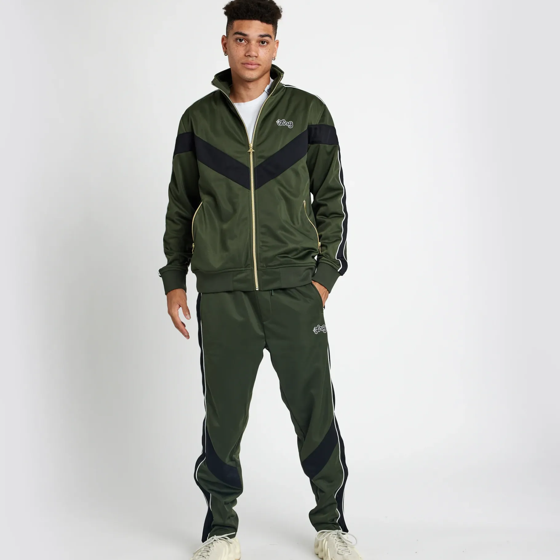 Outerwear>LRG Fresh Deep Track Pants Dark Green