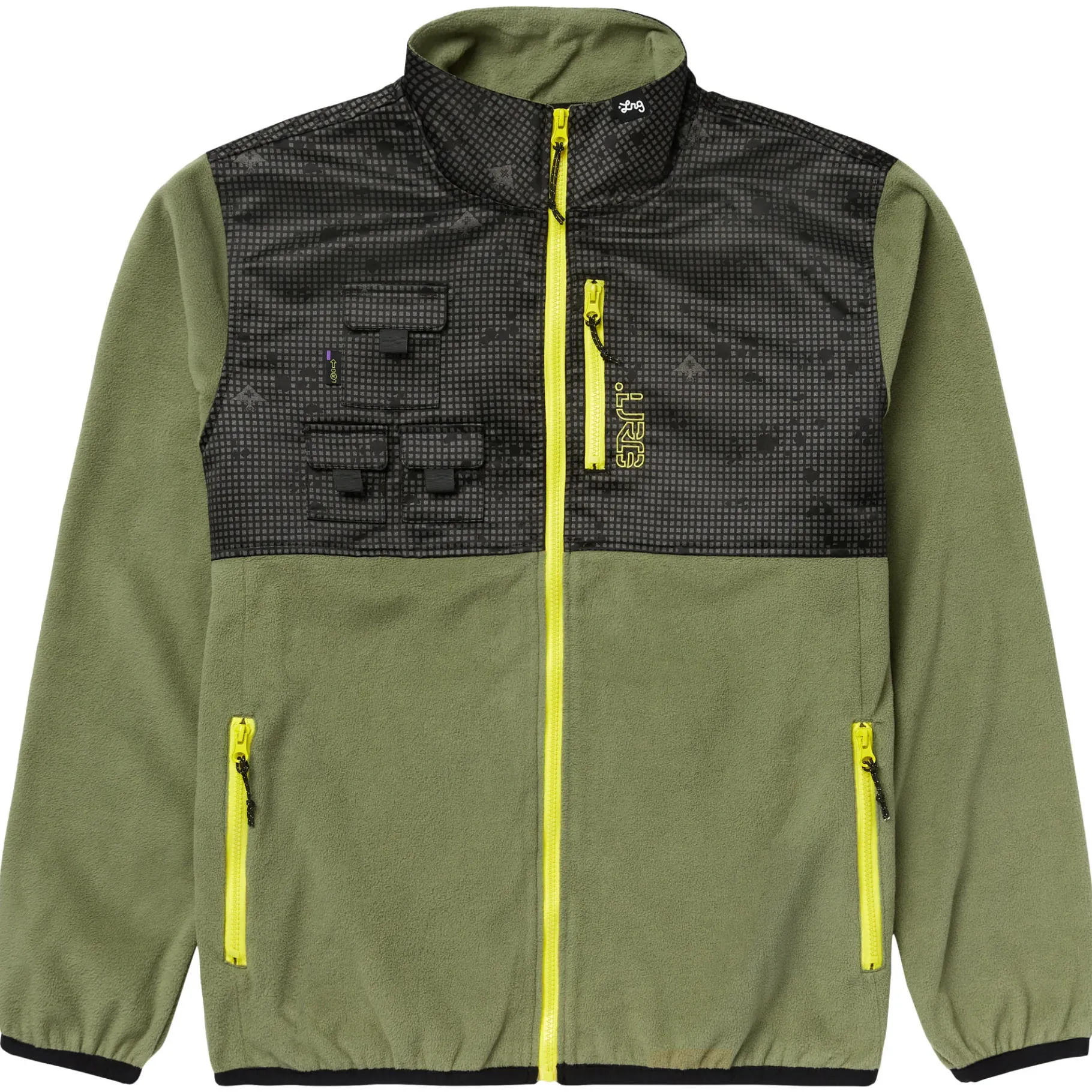 Outerwear>LRG Future Station Polar Jacket Military Green