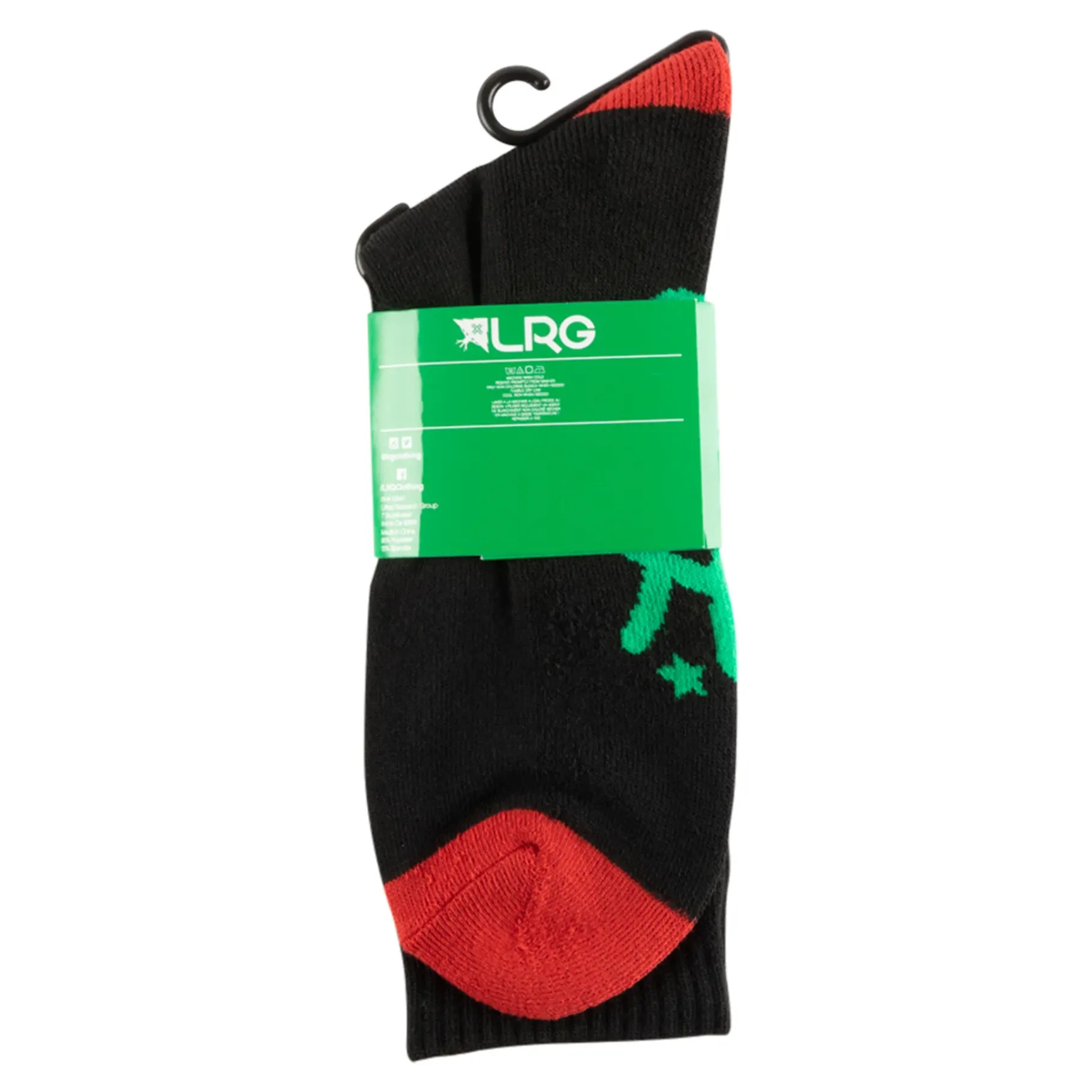 Socks>LRG Giraffe Crew Socks Black/Gold