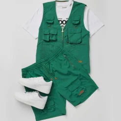 Shorts>LRG Leader Nylon Shorts Green