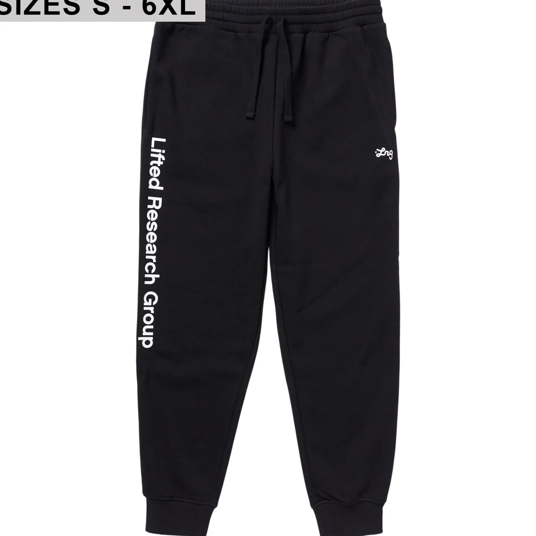Hoodies & Sweats>LRG Lifted Script Jogger Sweatpants Black