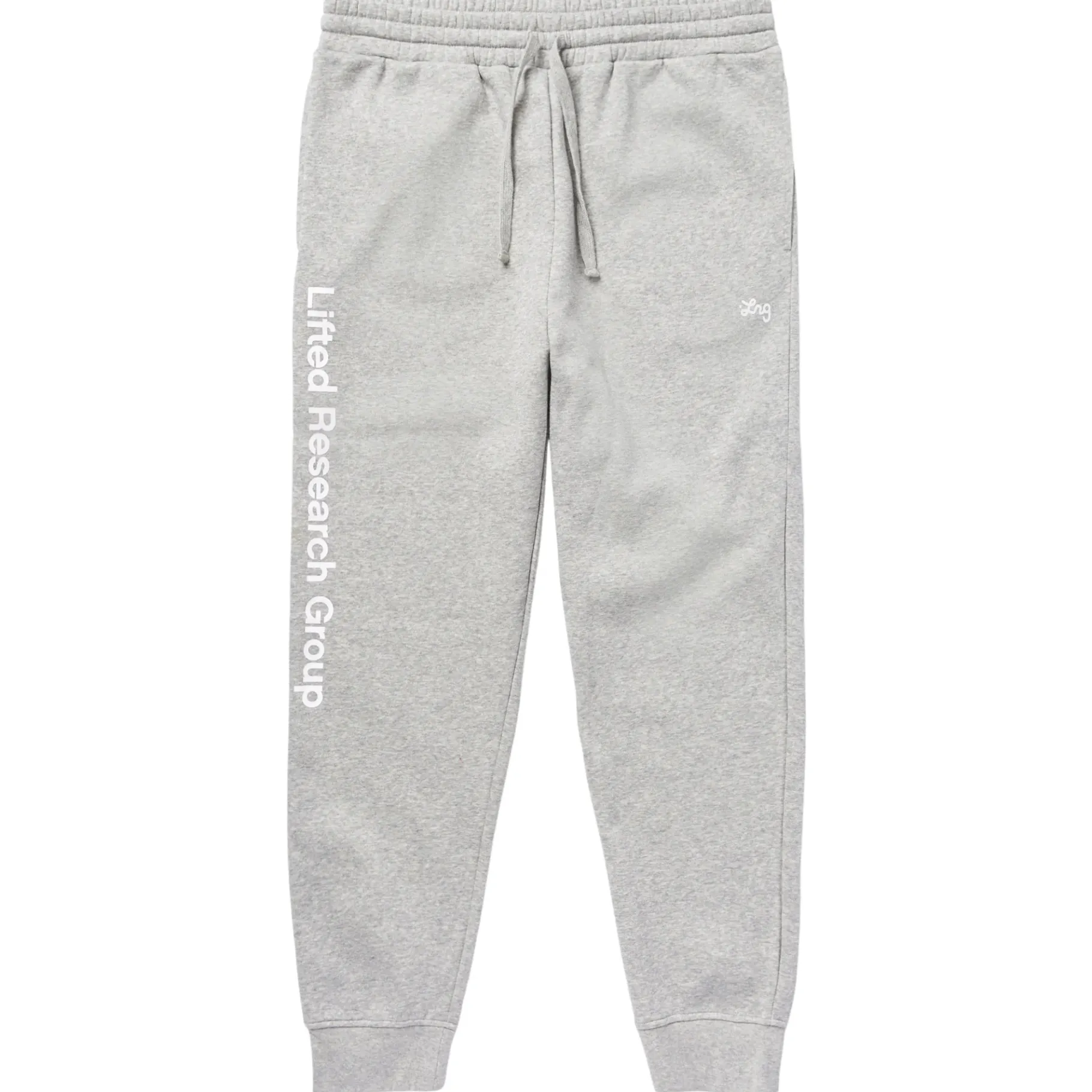 Hoodies & Sweats>LRG Lifted Script Jogger Sweatpants Heather Grey