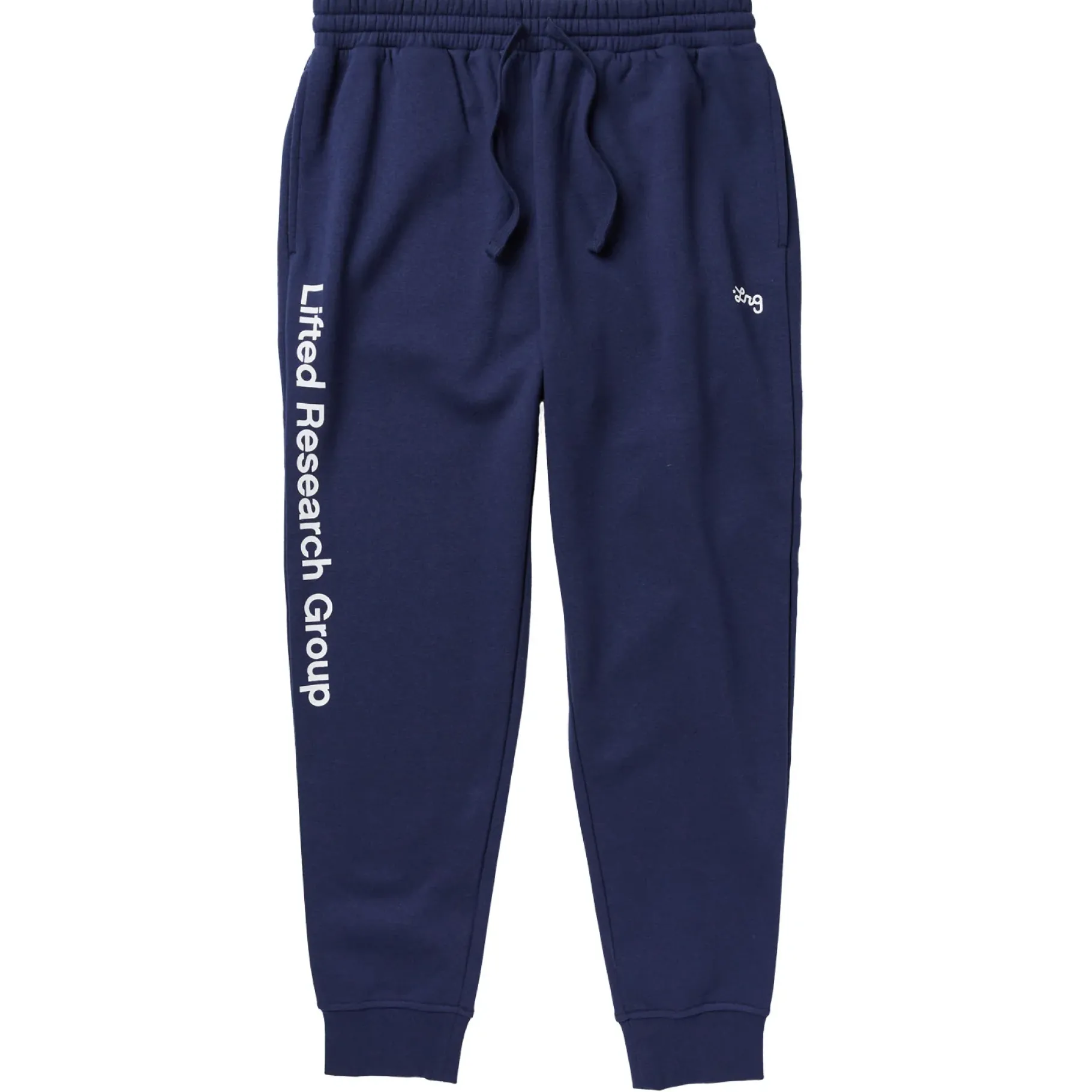Pants>LRG Lifted Script Jogger Sweatpants Navy