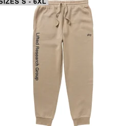 Pants>LRG Lifted Script Jogger Sweatpants Khaki