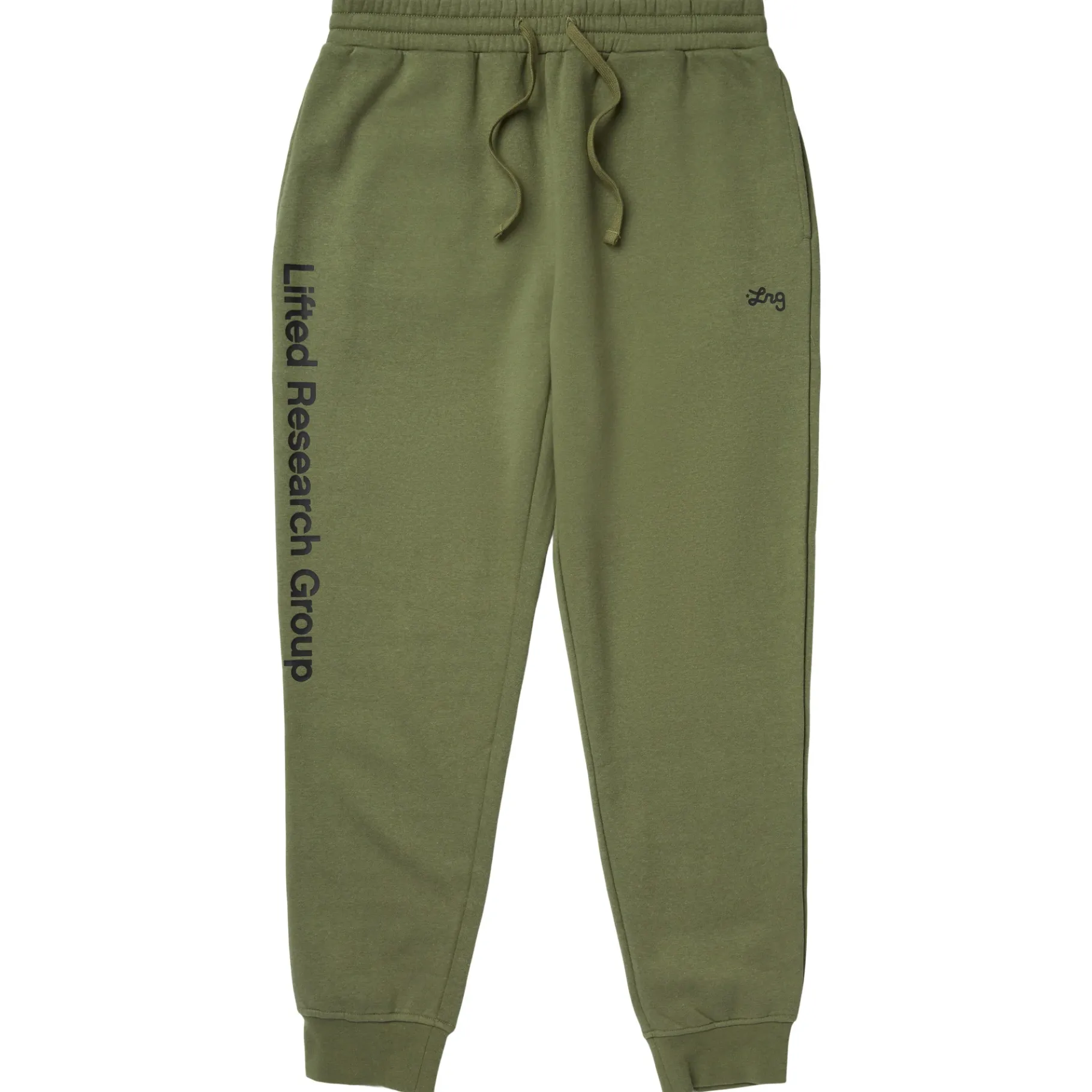 Pants>LRG Lifted Script Jogger Sweatpants Olive