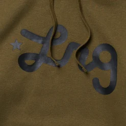 Hoodies & Sweats>LRG Lifted Script Pullover Hoodie Military