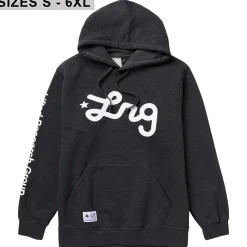 Hoodies & Sweats>LRG Lifted Script Pullover Hoodie Charcoal Heather