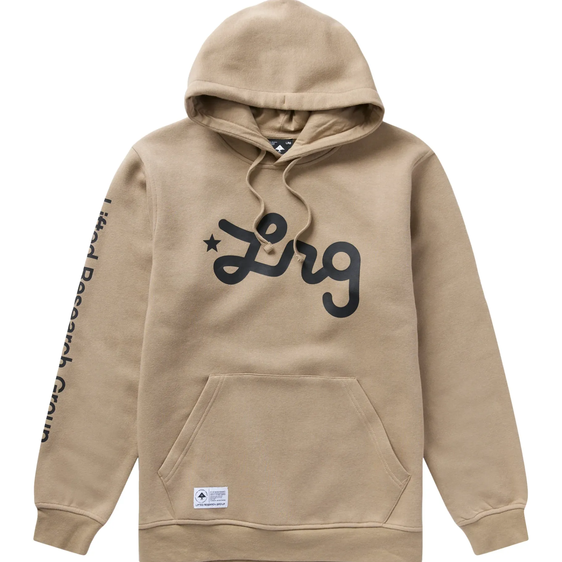Hoodies & Sweats>LRG Lifted Script Pullover Hoodie Khaki