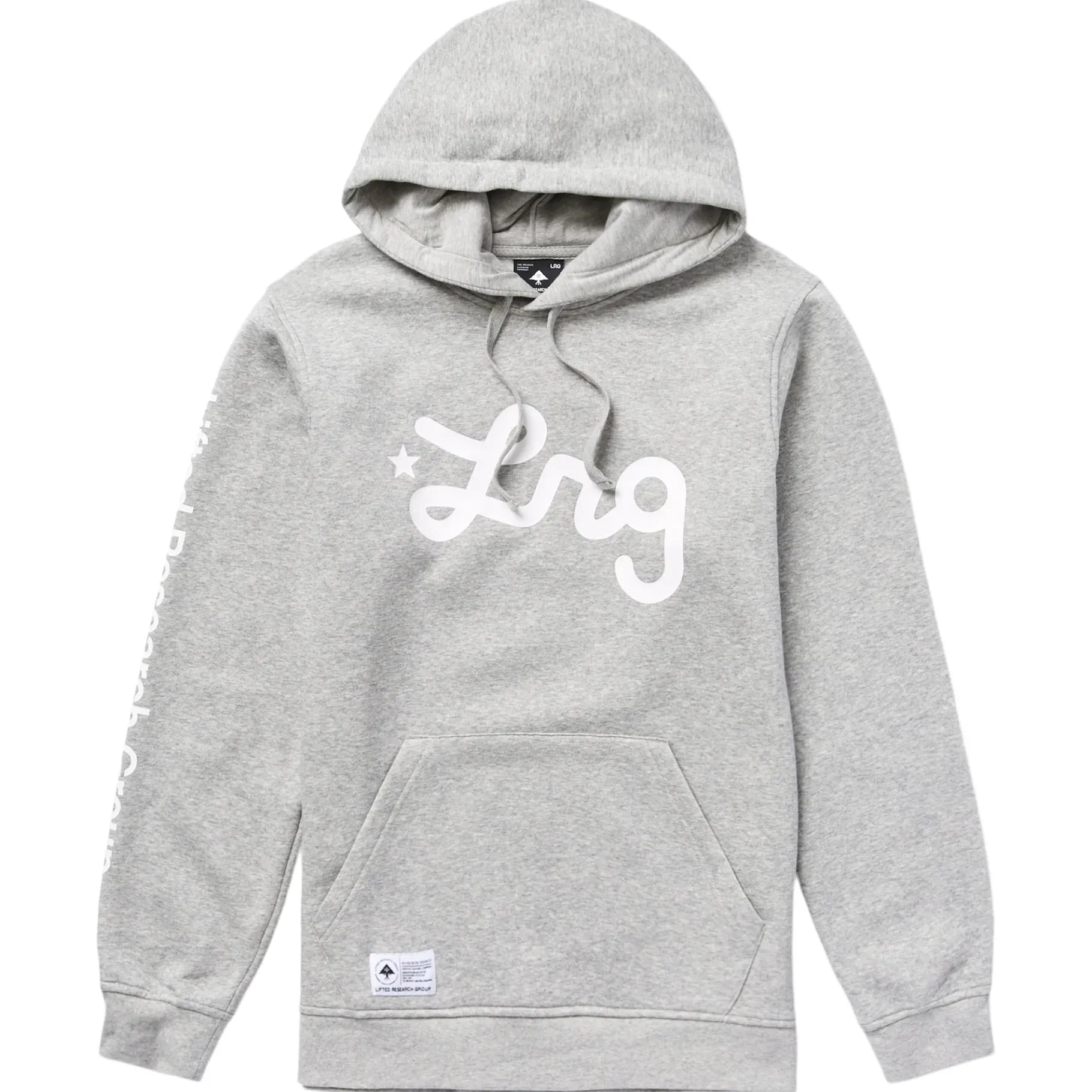 Hoodies & Sweats>LRG Lifted Script Pullover Hoodie Heather Grey