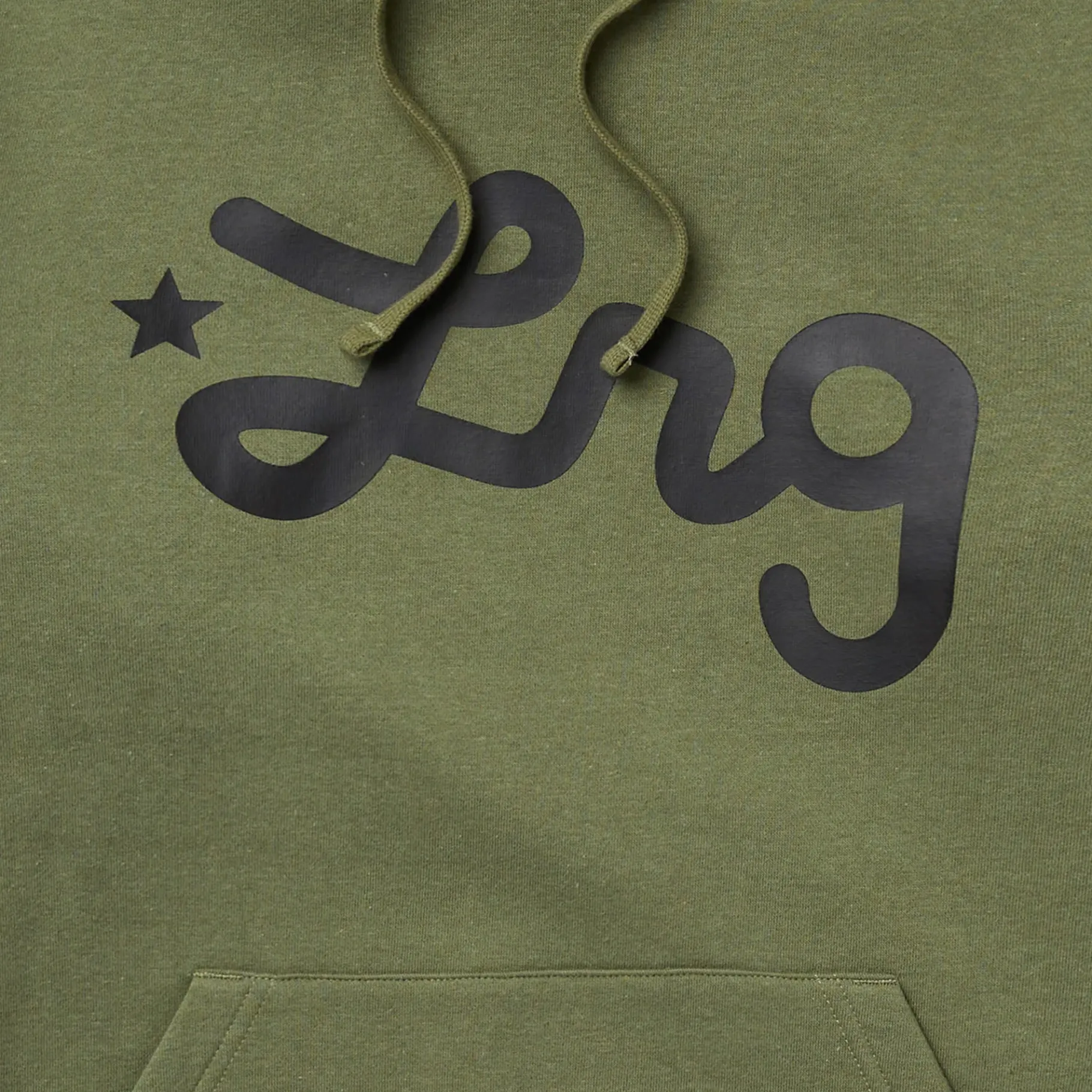 Hoodies & Sweats>LRG Lifted Script Pullover Hoodie Olive