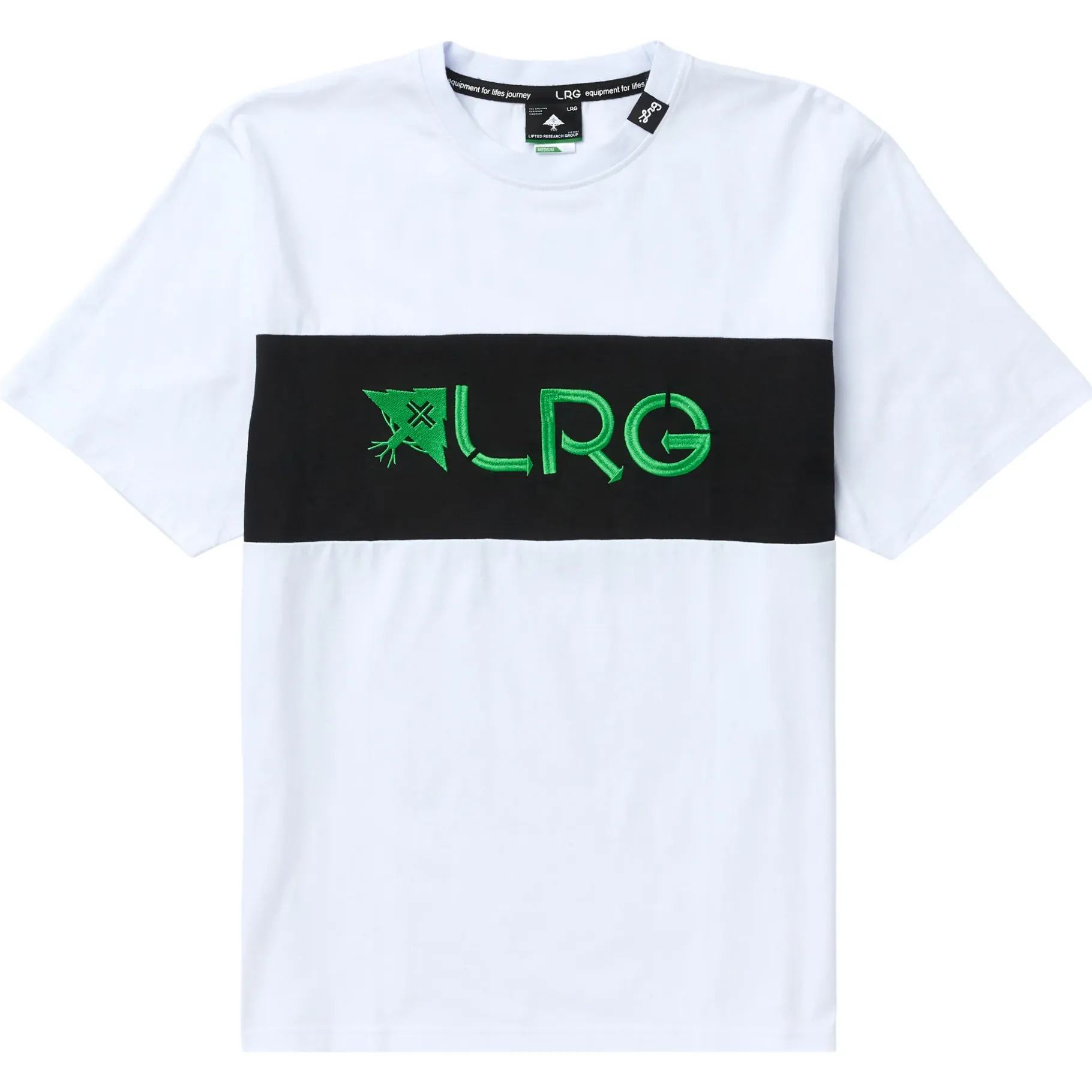 Tops>LRG Logic Knit Tee White