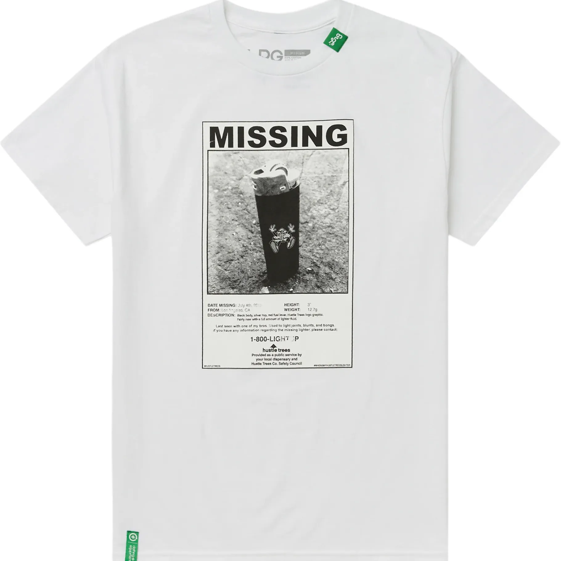 Tees>LRG Missing Tee White