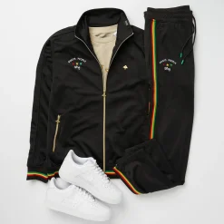 Outerwear>LRG Musical Roots Track Pants Black