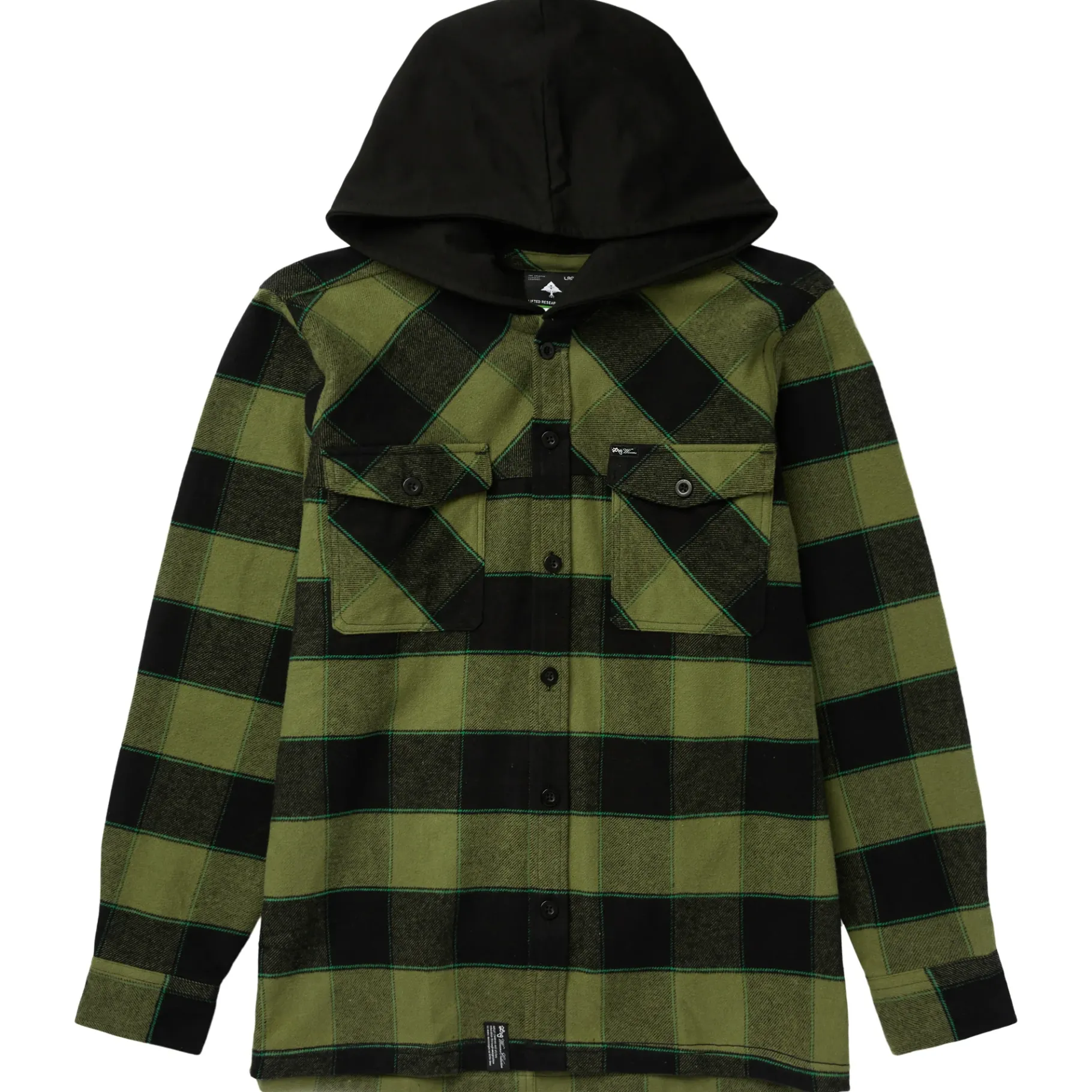 Tops>LRG Only One Buffalo Flannel Shirt Olive