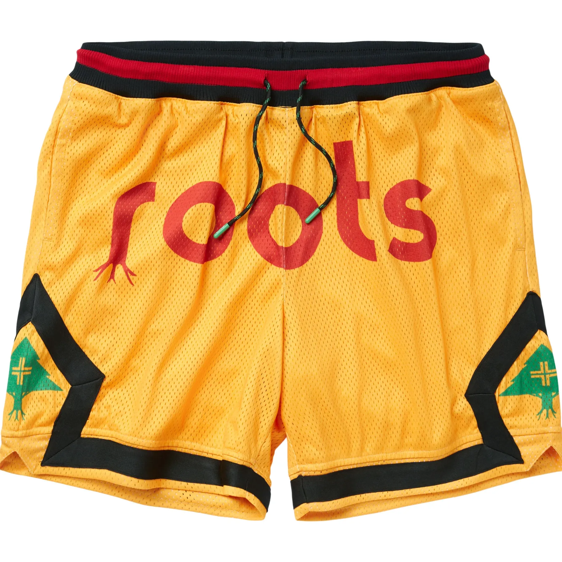 Shorts>LRG Original Roots Mesh Shorts Yellow