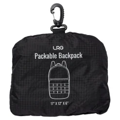 Bags>LRG Packable Backpack Black