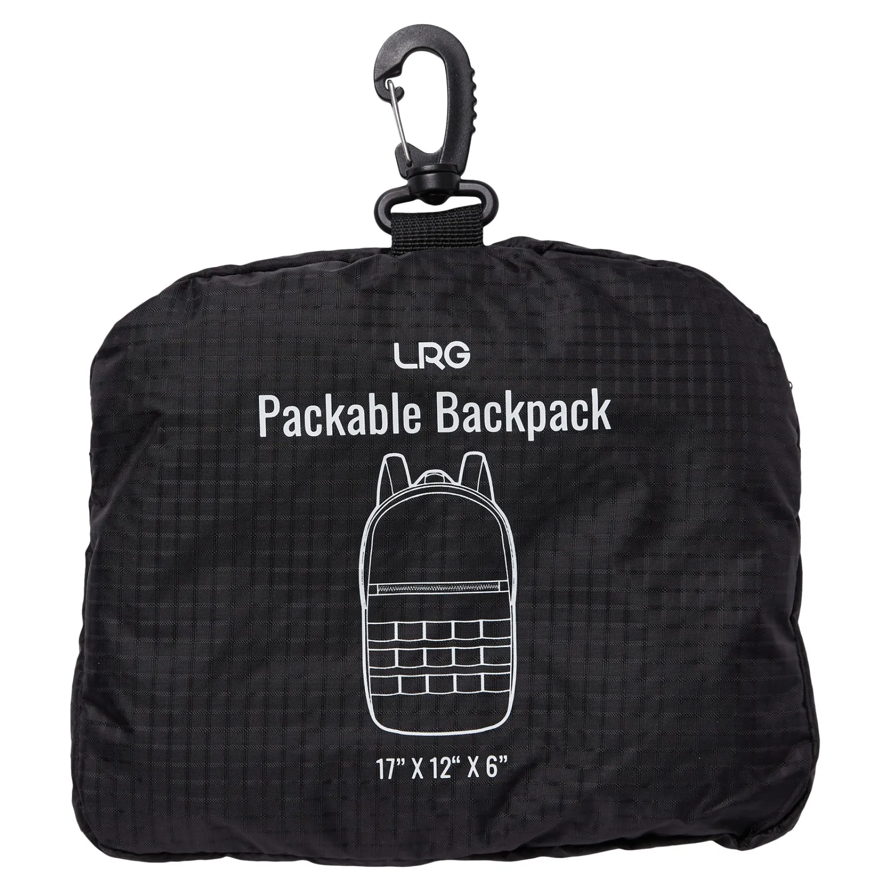 Bags>LRG Packable Backpack Black