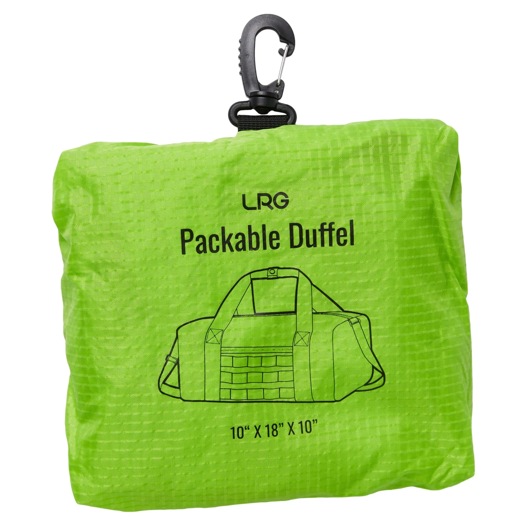 Bags>LRG Packable Duffel Neon Green