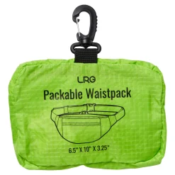 Bags>LRG Packable Waistpack Neon Green