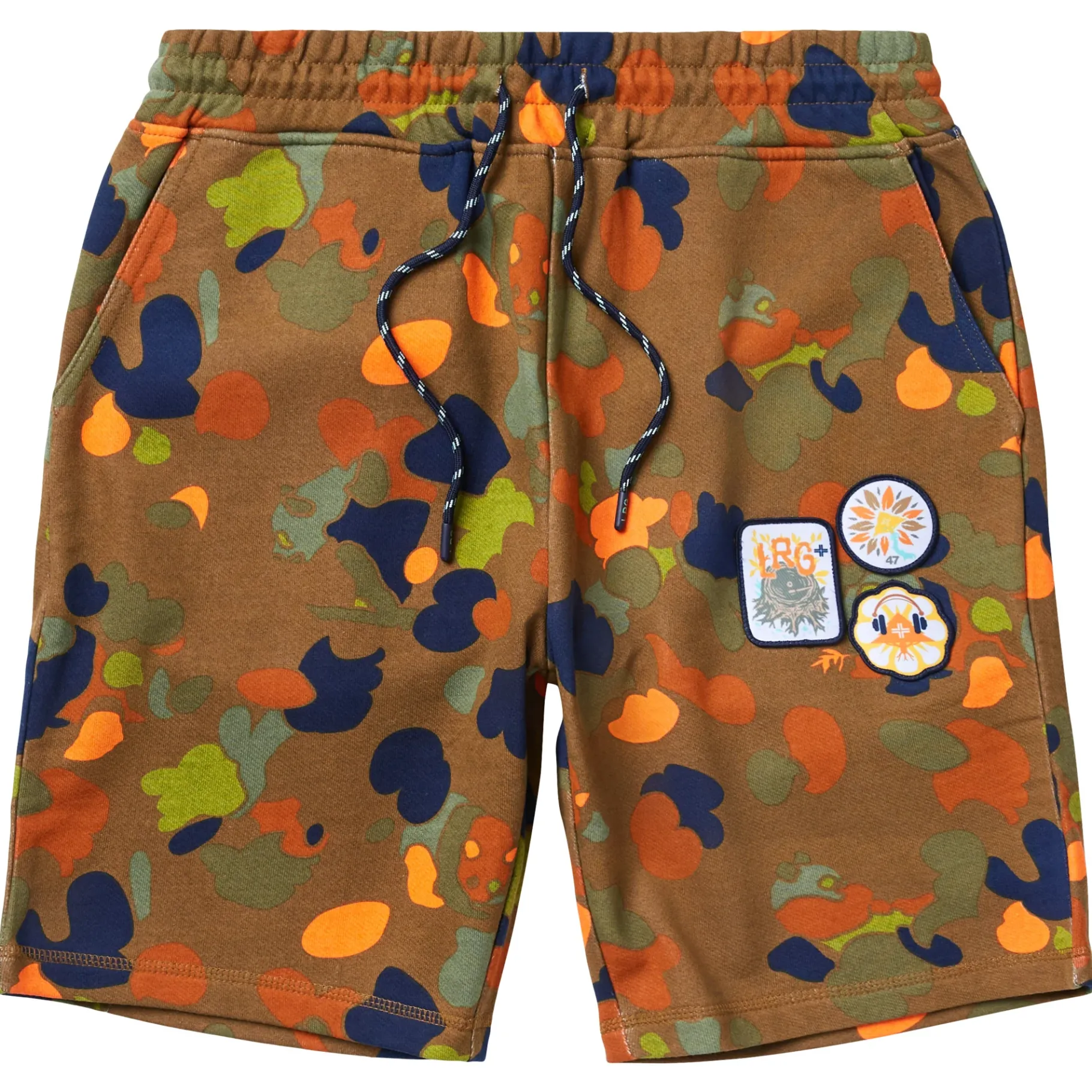 Shorts>LRG Panda Roots Camo Sweatshorts Brown