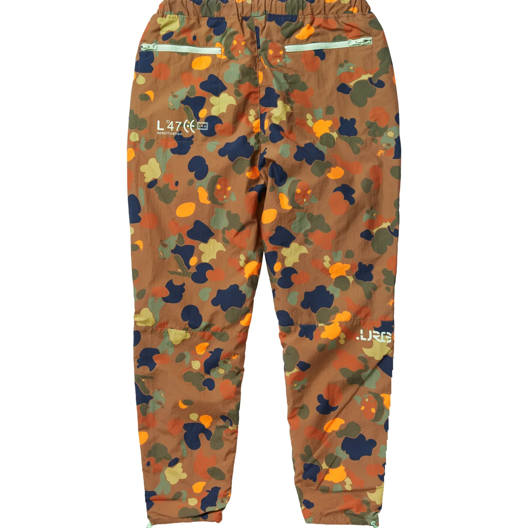 Outerwear>LRG Panda Roots Camo Track Pants Brown
