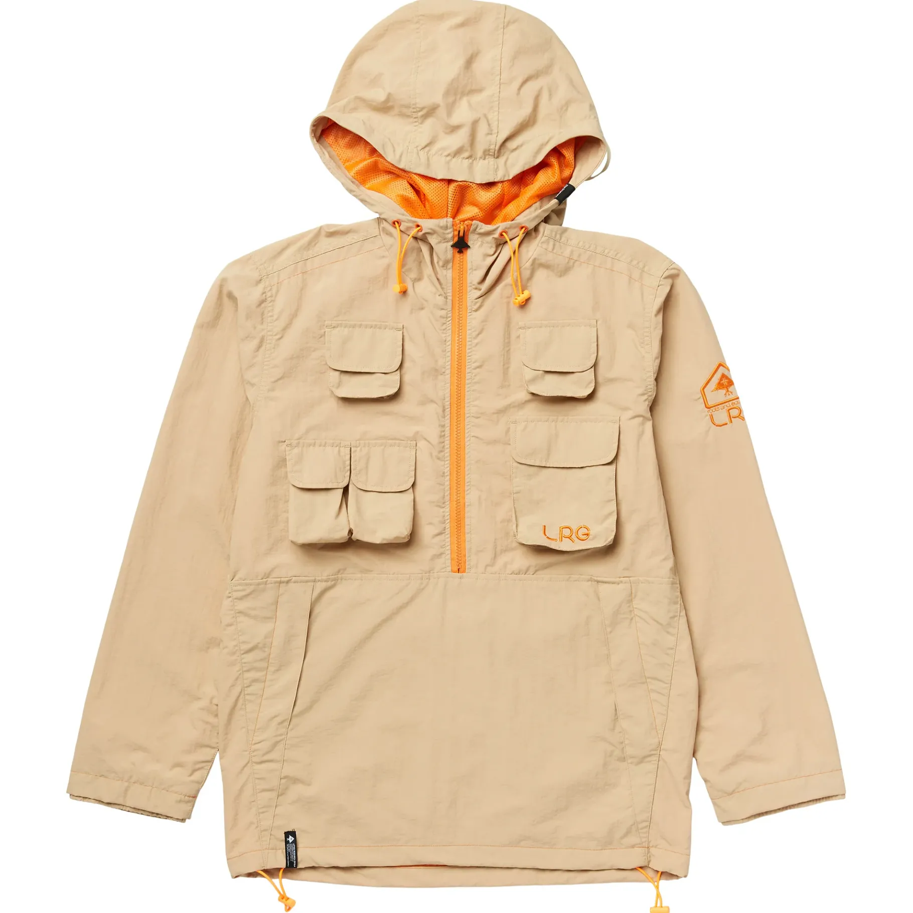 Outerwear>LRG Plant Mission Anorak Jacket Light Brown