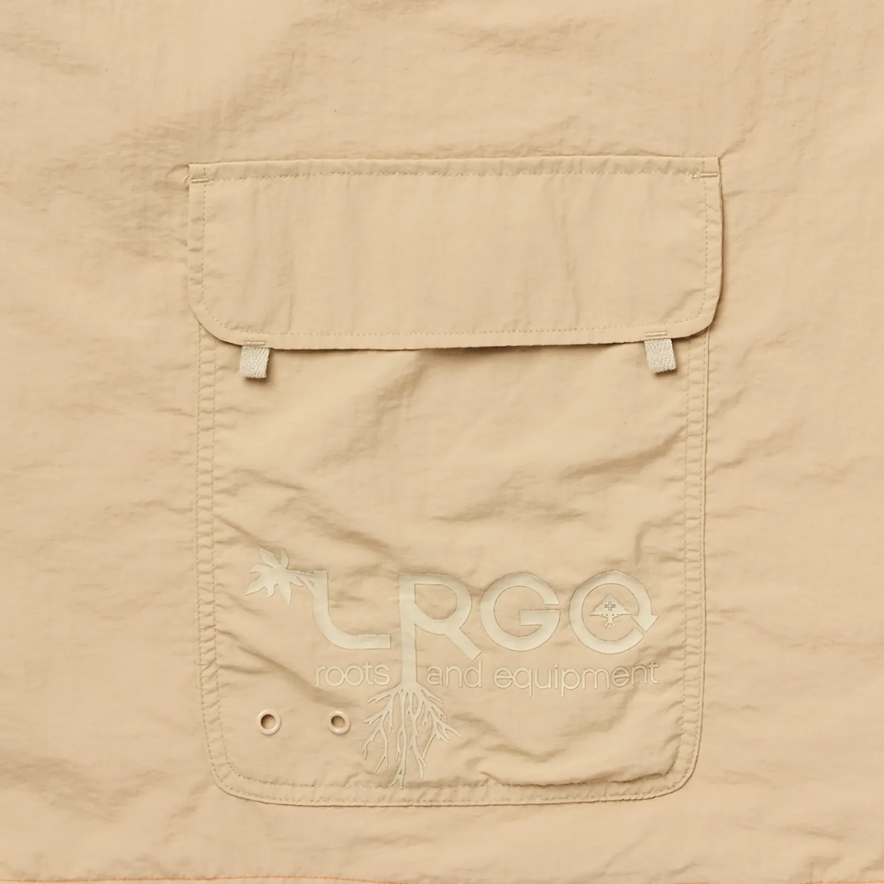 Outerwear>LRG Plant Mission Anorak Jacket Light Brown