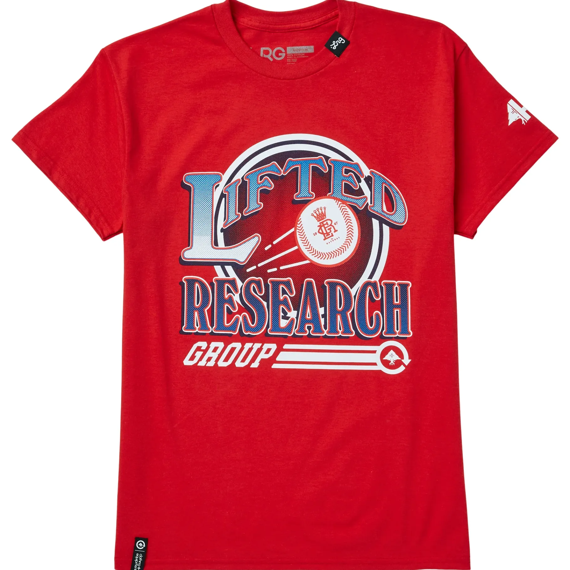 Tees>LRG Playball Tee Red