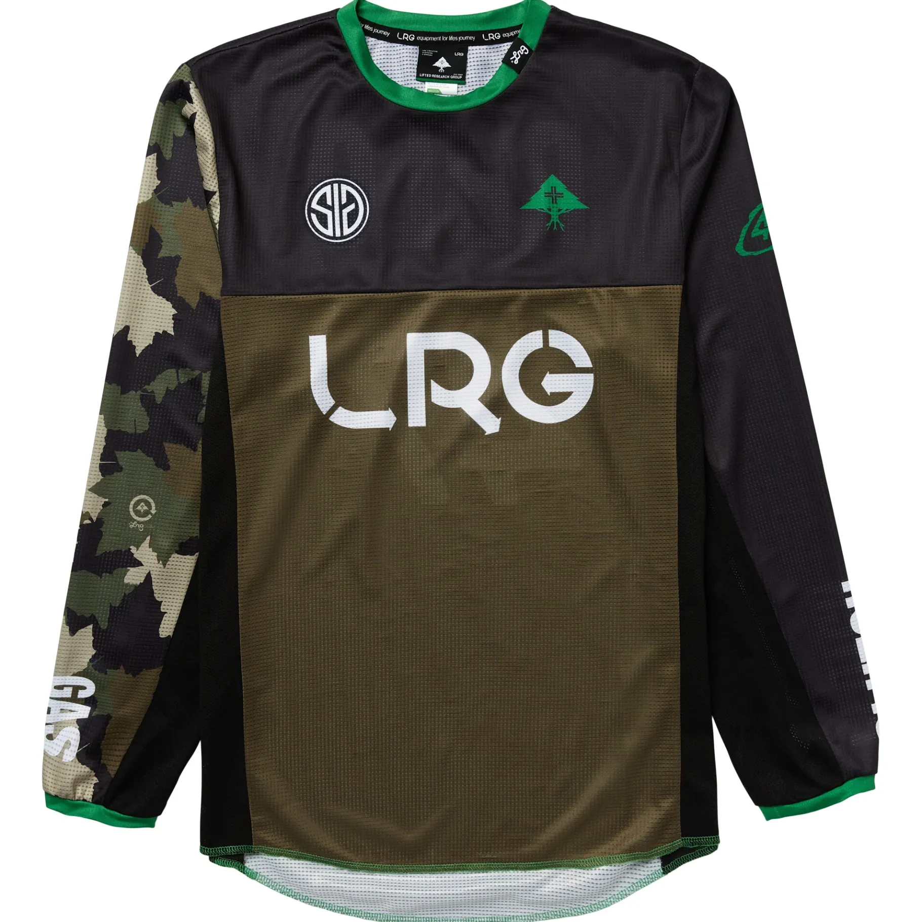 Tops>LRG Rblo Race Jersey Military Green