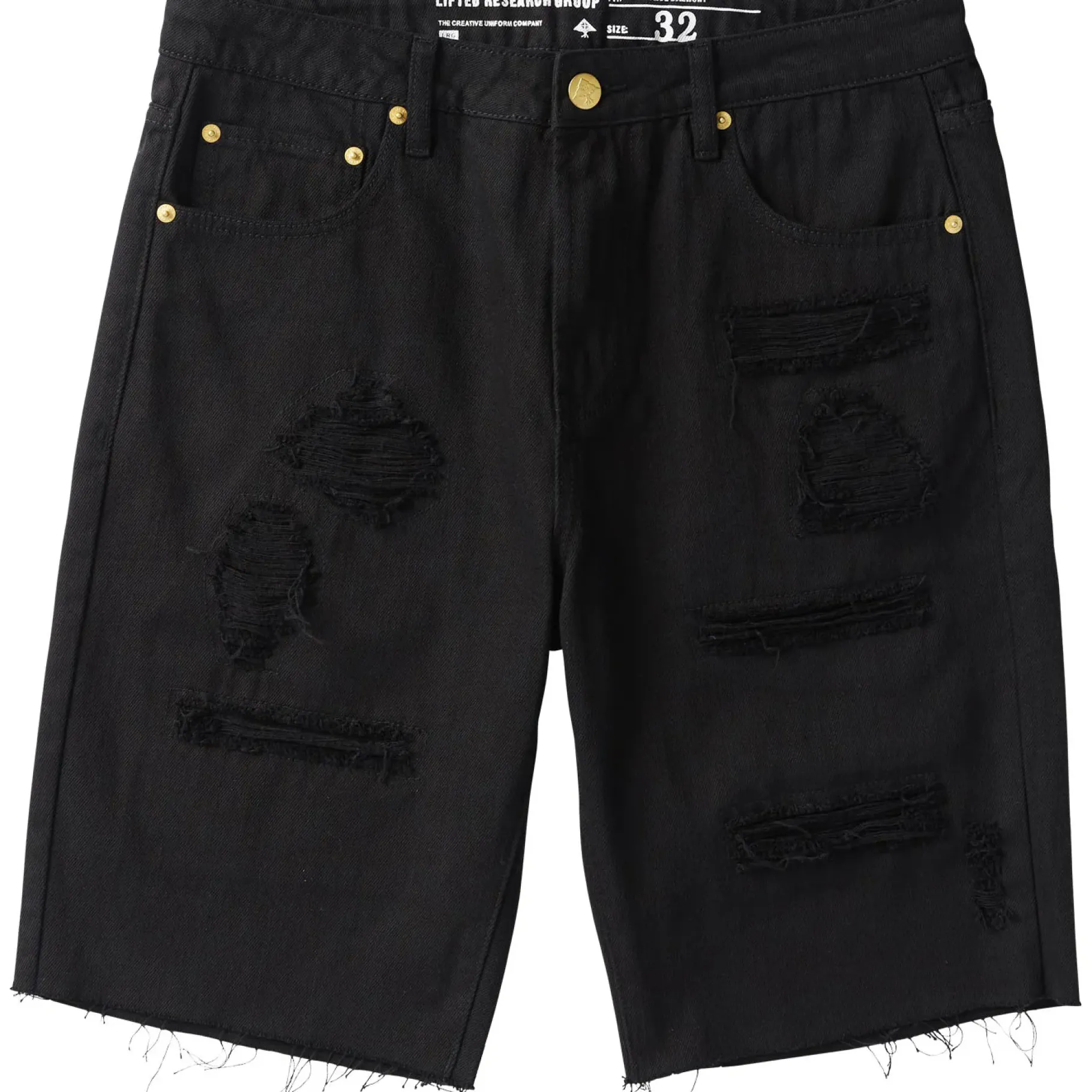 Shorts>LRG Reaper Jean Shorts Black