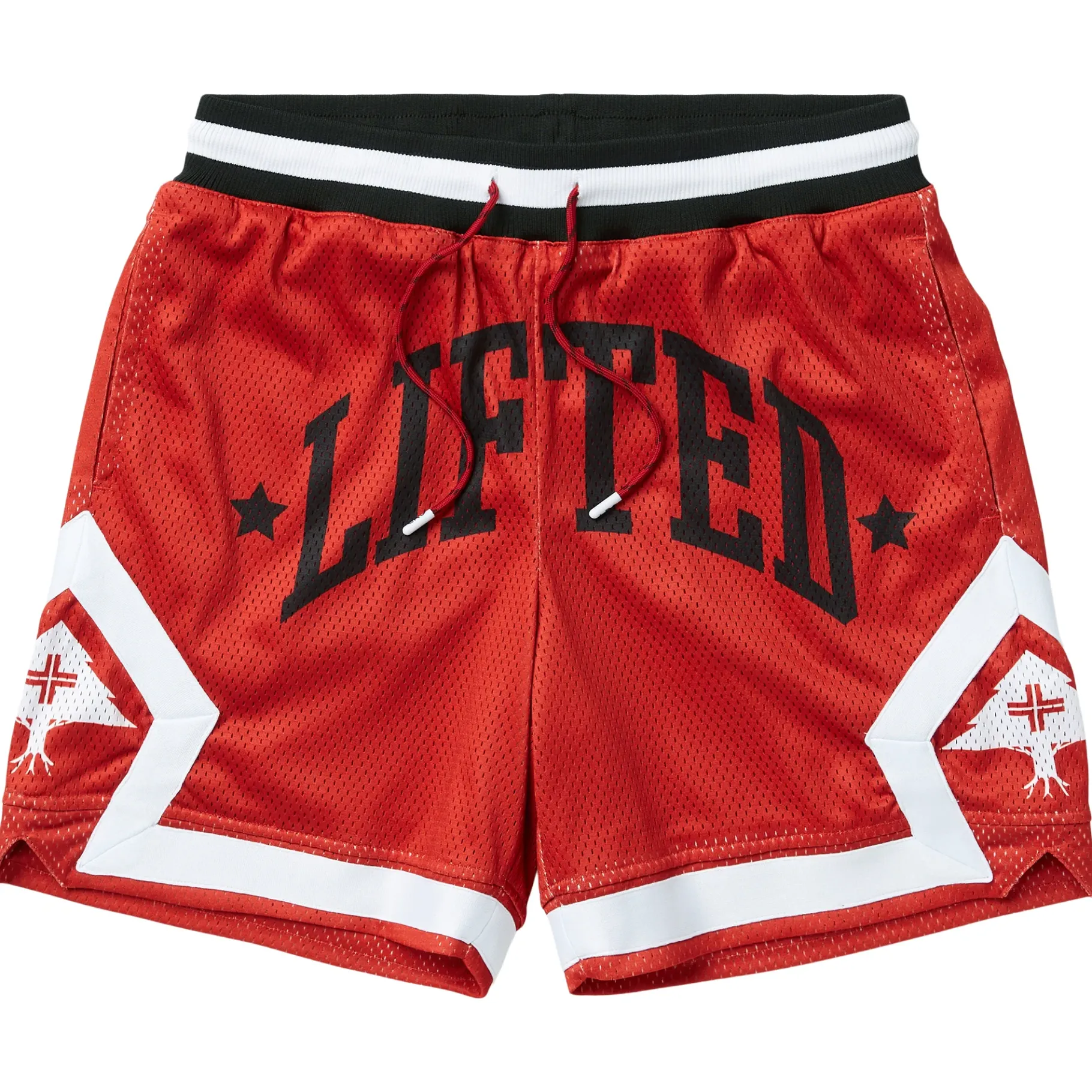 Shorts>LRG Resolutionary Lifted Mesh Shorts Red