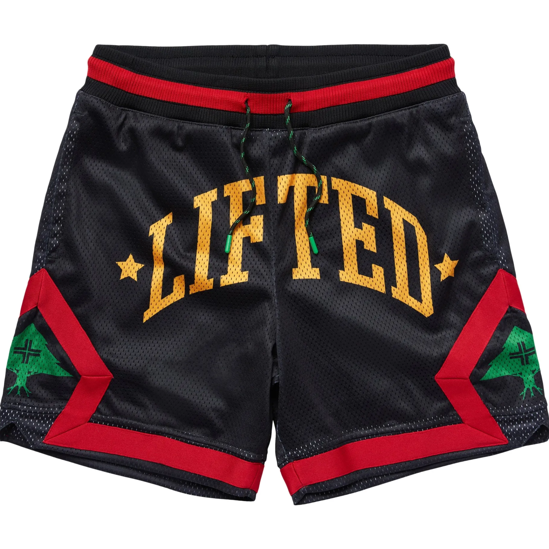 Shorts>LRG Resolutionary Lifted Mesh Shorts Black