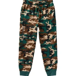 Hoodies & Sweats>LRG Roots Script Jogger Sweatpants Green Camo