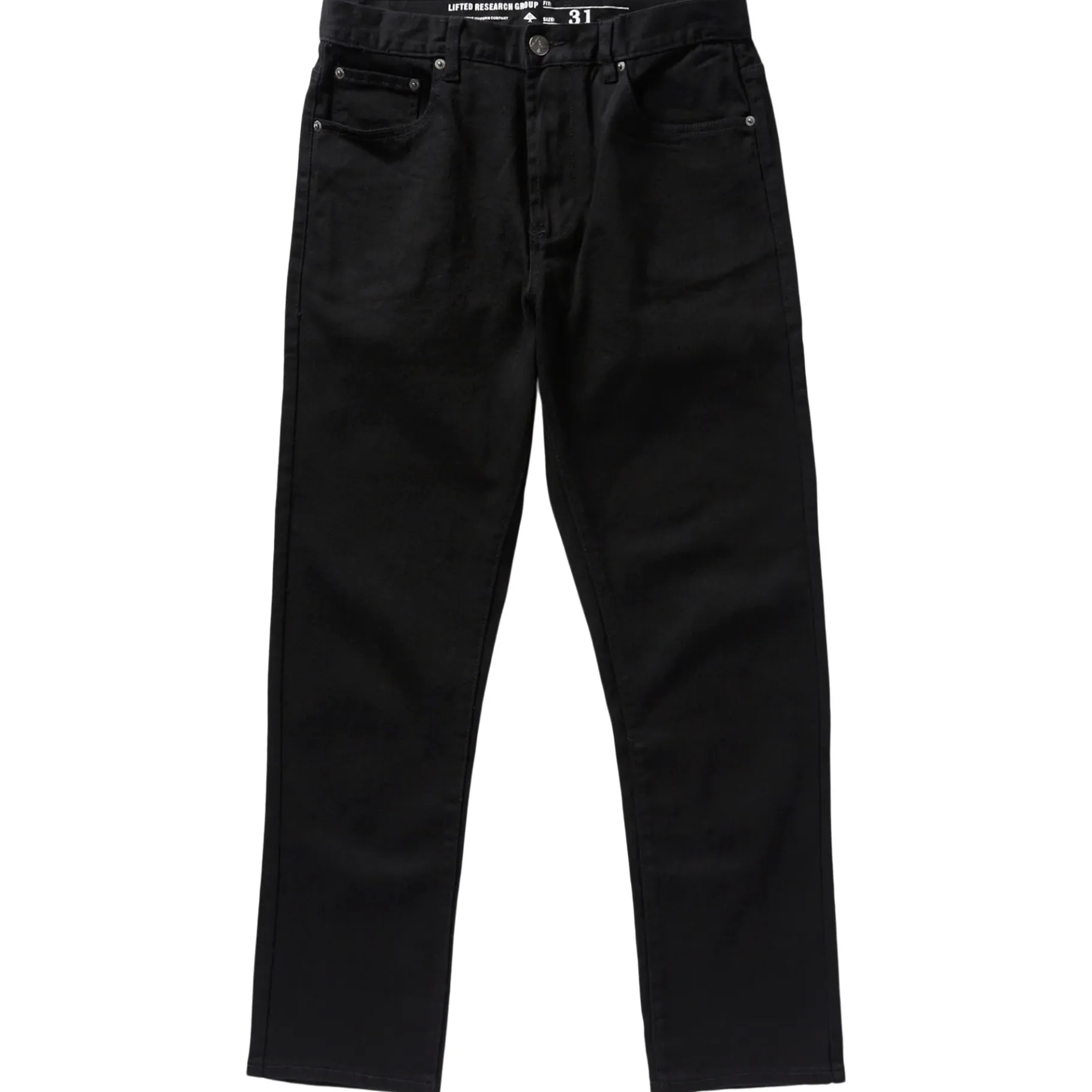 Pants>LRG Slim Straight Twill Pants Black