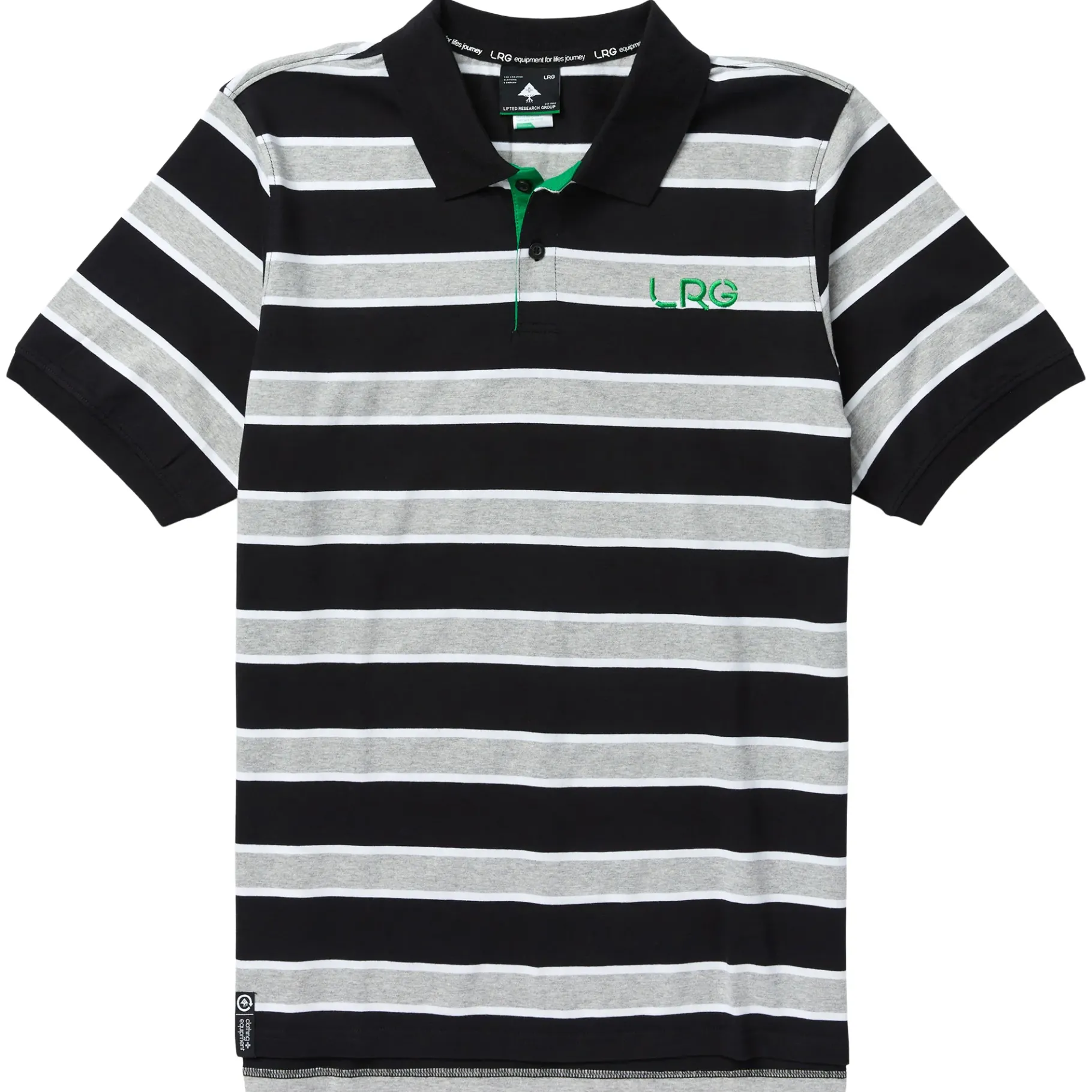 Tops>LRG Squad Polo Shirt Black