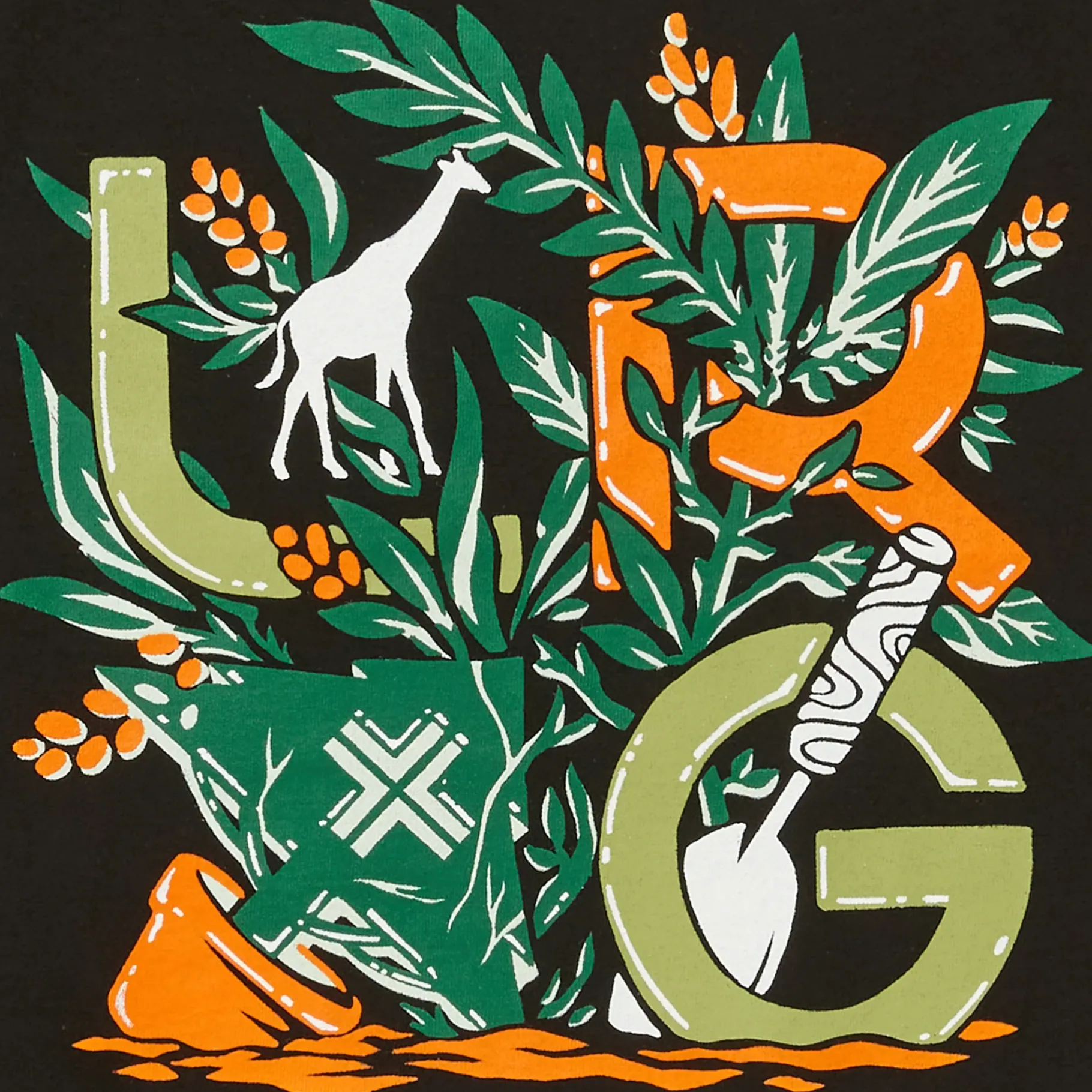 Tees>LRG Stacked Soil Tee Black
