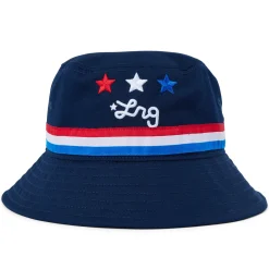 Hats>LRG Stripes Bucket Hat Navy