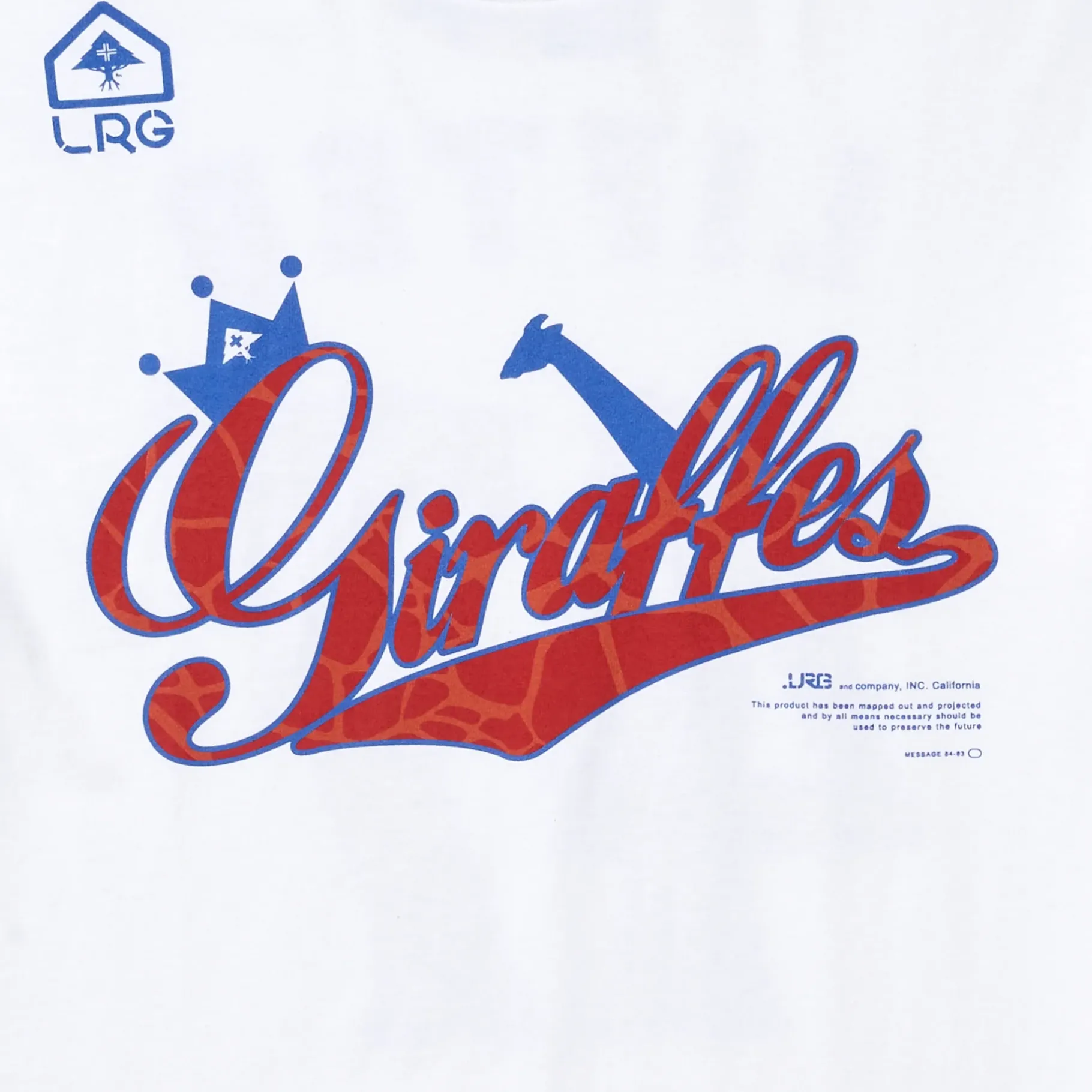 Tees>LRG Team Giraffes Tee White