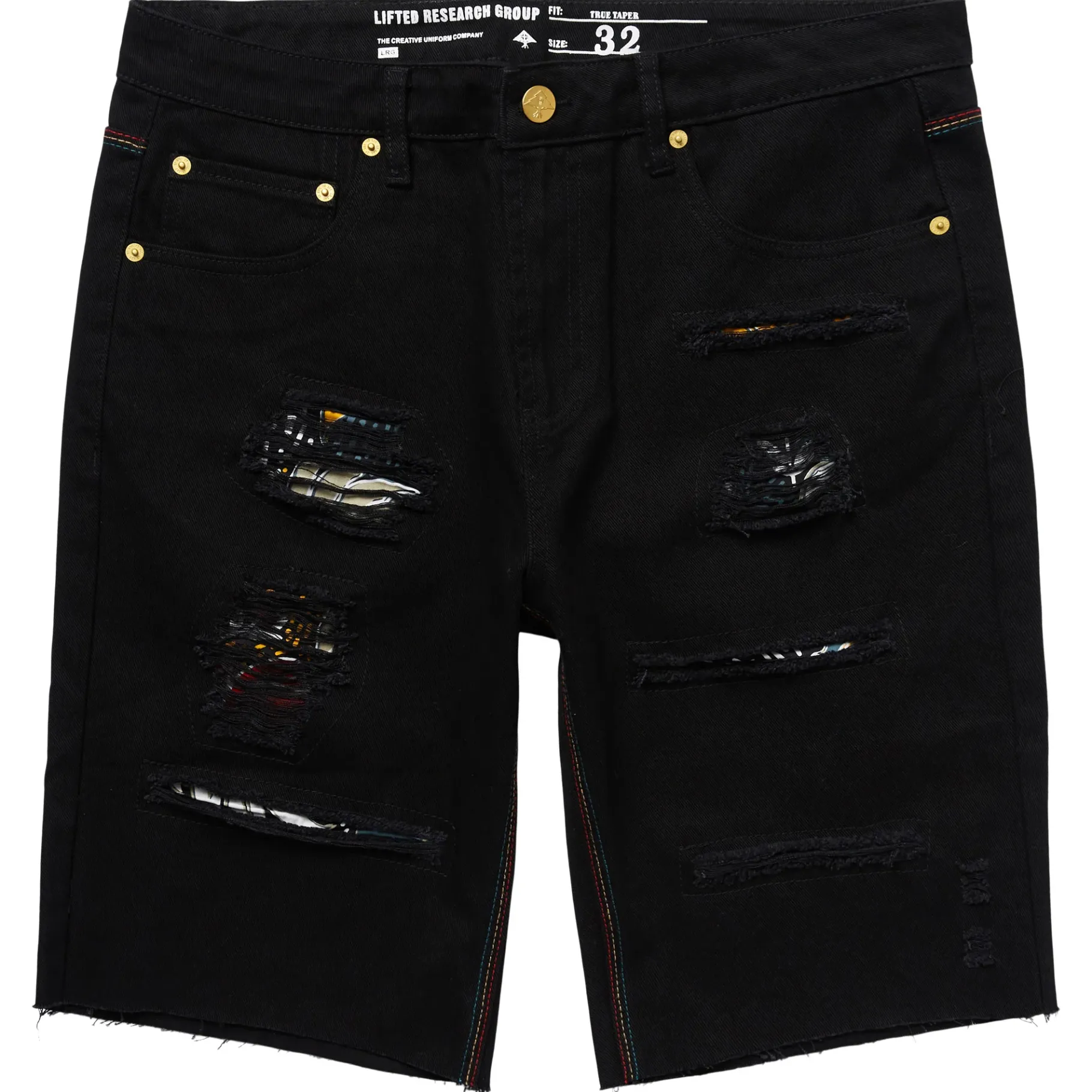Shorts>LRG Tropic Roots Denim Shorts Black