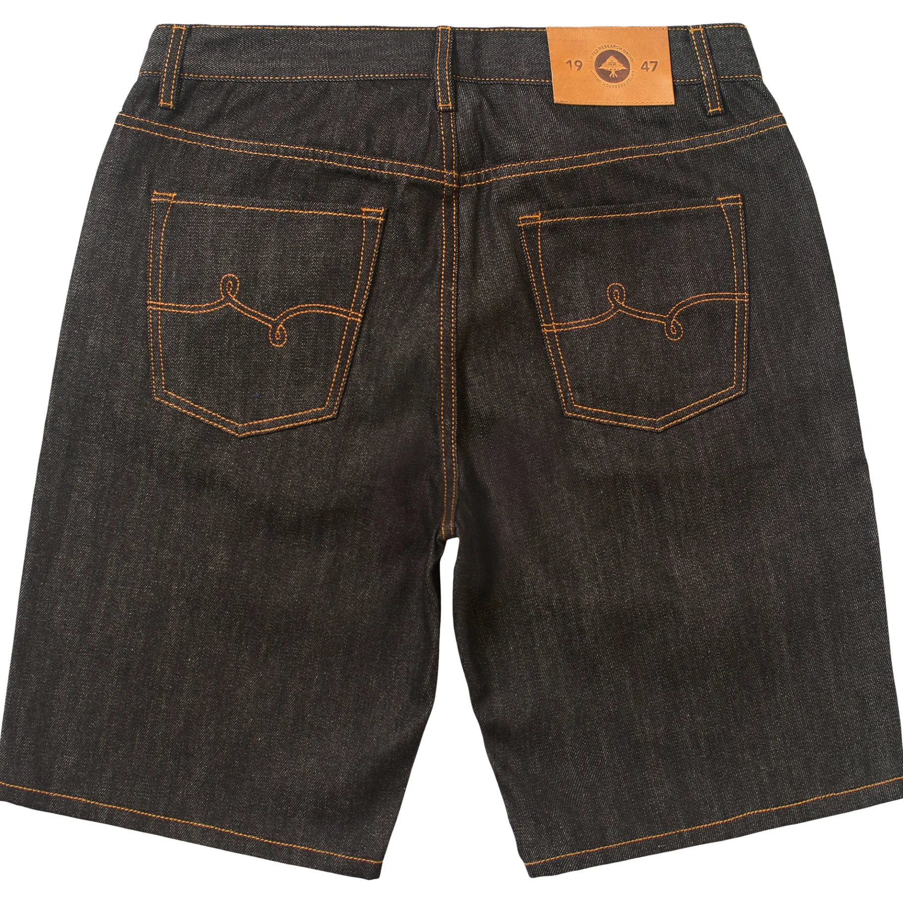Shorts>LRG True Straight Jean Shorts Raw Black