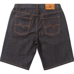 Shorts>LRG True Straight Jean Shorts Raw Indigo
