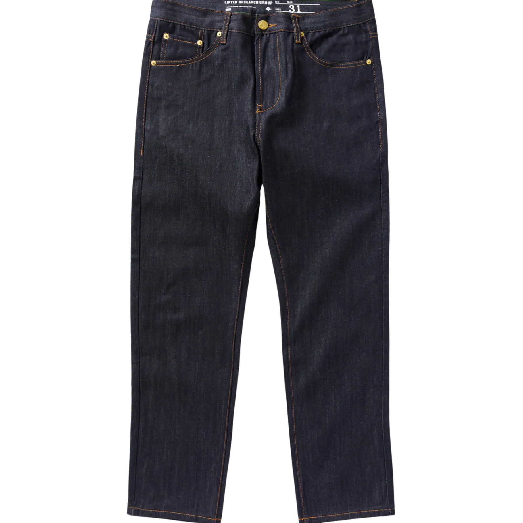Pants>LRG True Taper Denim Jeans Raw Indigo