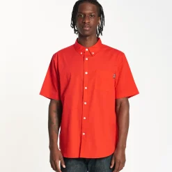 Tops>LRG Trusted Woven Shirt Red